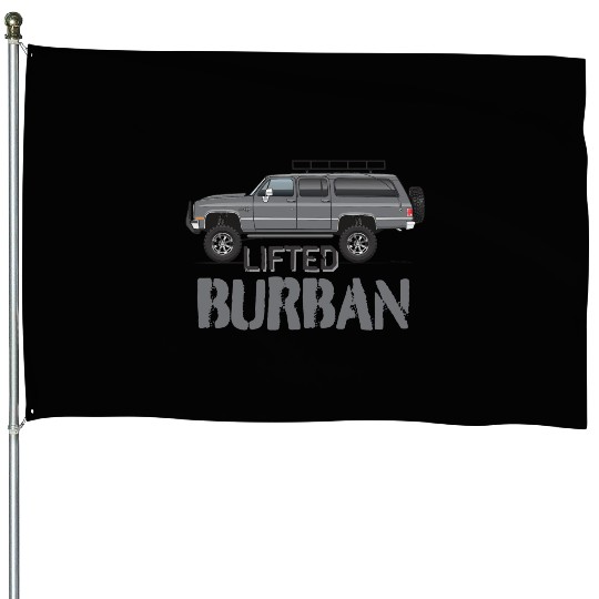 BURBAN Charcoal House Flags