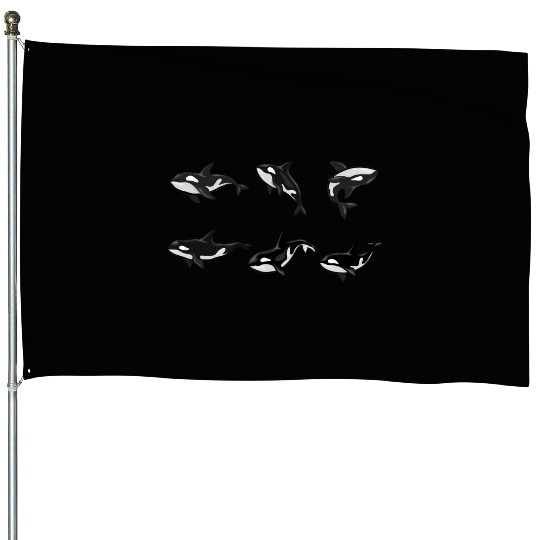 King Orca, Ruler of the Seas House Flags