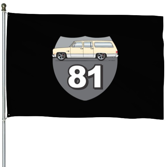 81 Santa Fe Tan House Flags