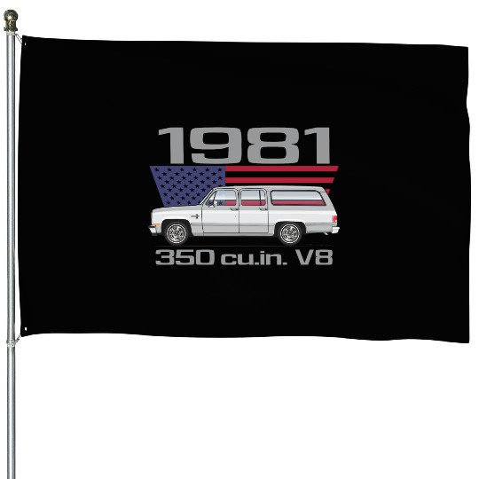 1981 Light Silver House Flags