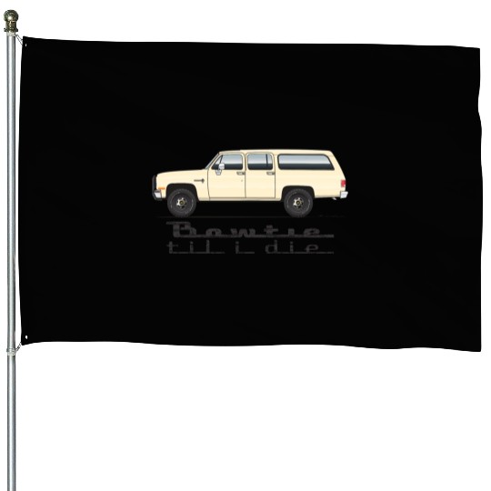bowtie Santa Fe Tan House Flags