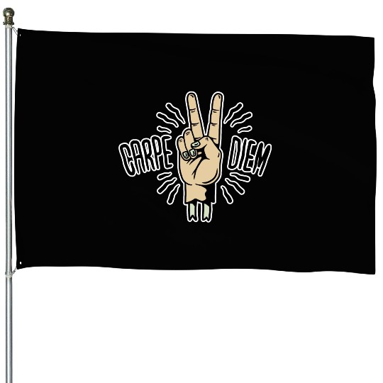 Carpe Diem House Flags