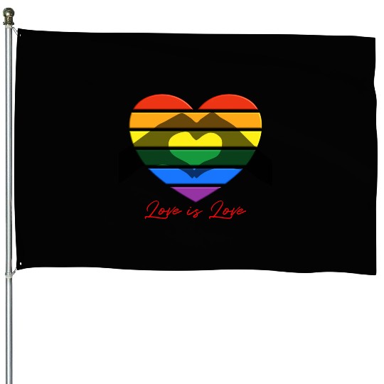 Love is Love House Flags