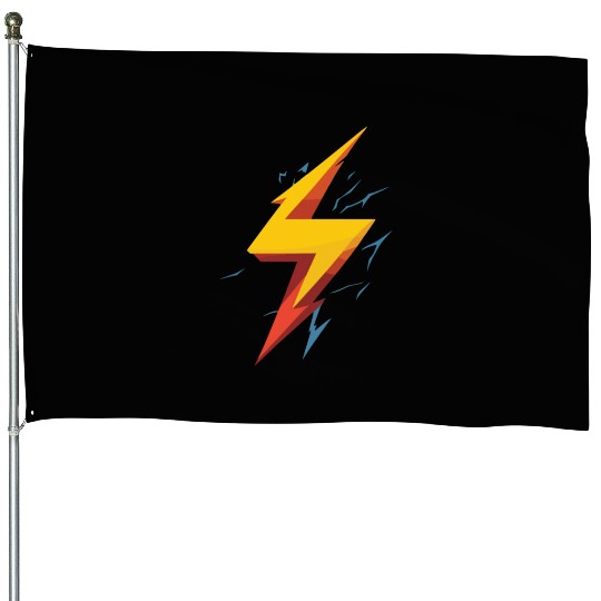 lightning bolt House Flags