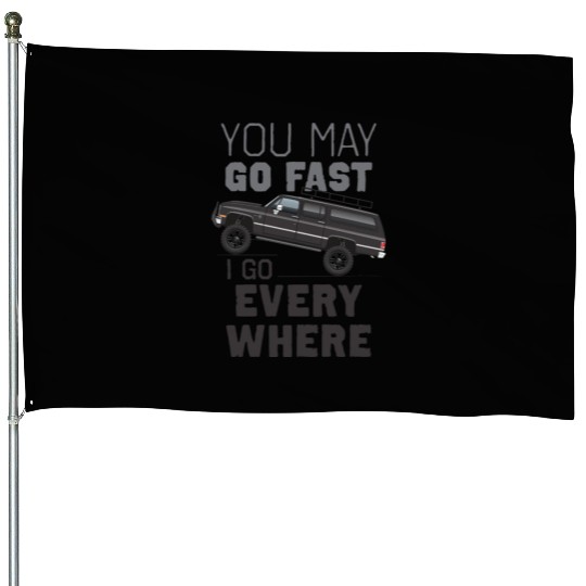 you Midnight Black House Flags