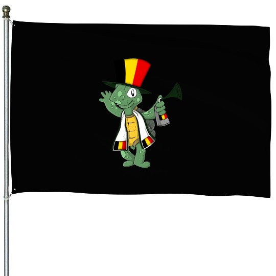 Belgian Fan Turtle House Flags