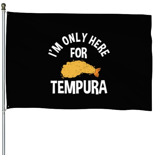 Funny Tempura Shrimp House Flags