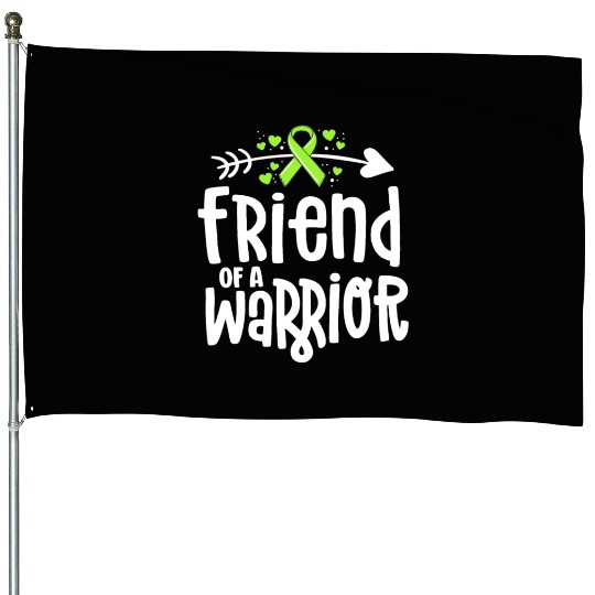 Friend Of A Warrior Lime Green Ribbon Lyme House Flags