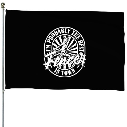 Fencing Fencer House Flags