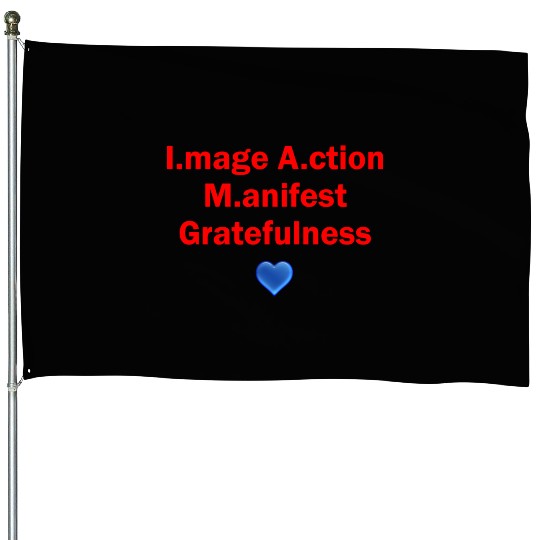 I.mage A.ction M.anifest - Red #2 House Flags