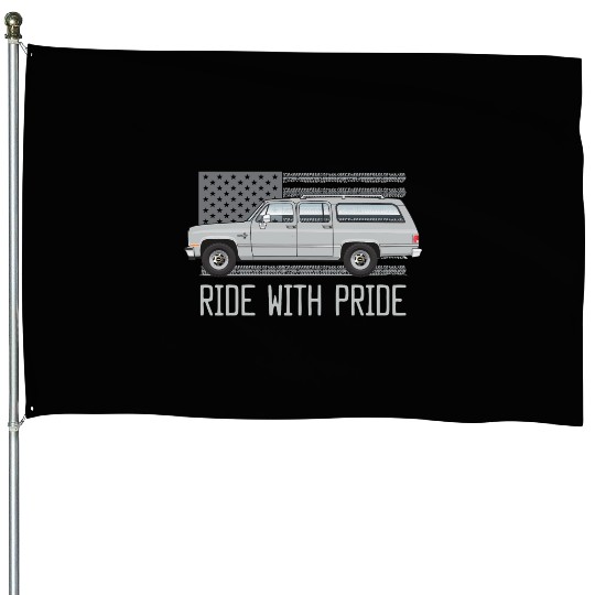 ride Light Silver House Flags
