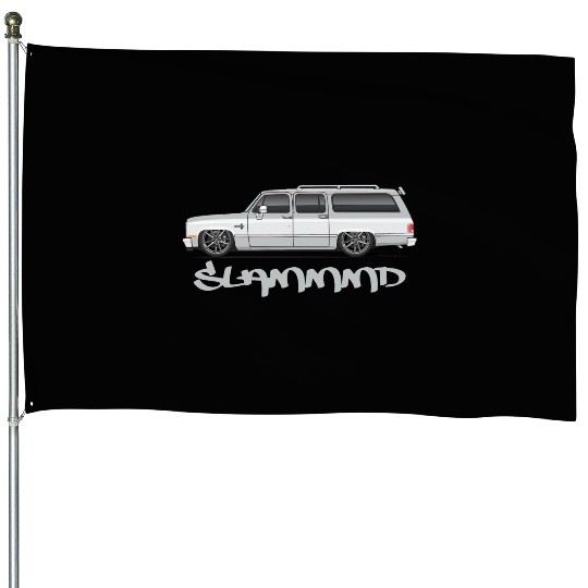 SLAMMMD Light Silver House Flags