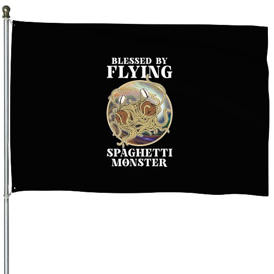 Atheist Atheism Flying Spaghetti Pastafarianism House Flags