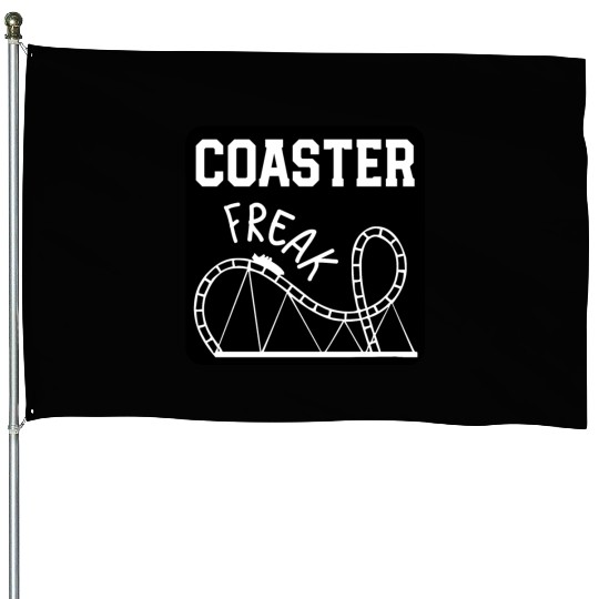Roller Coaster freak House Flags