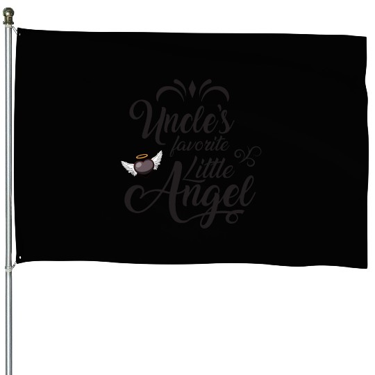 Uncle's Favorite Little Angel House Flags