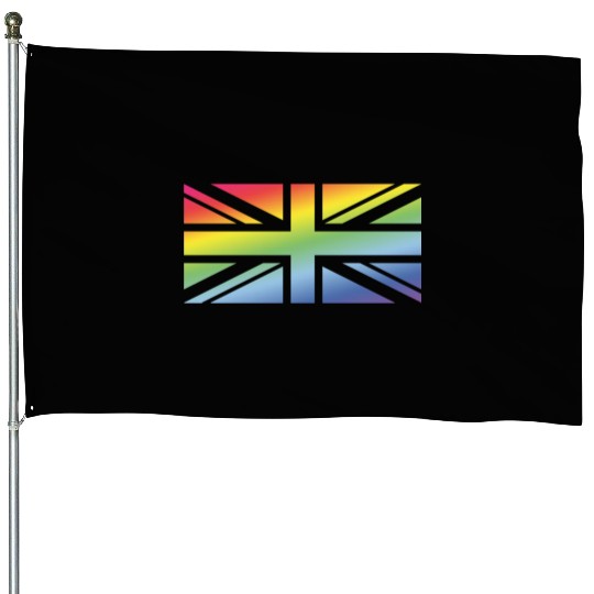 Union Jack / Rainbow Flag (Great Britain / UK) House Flags