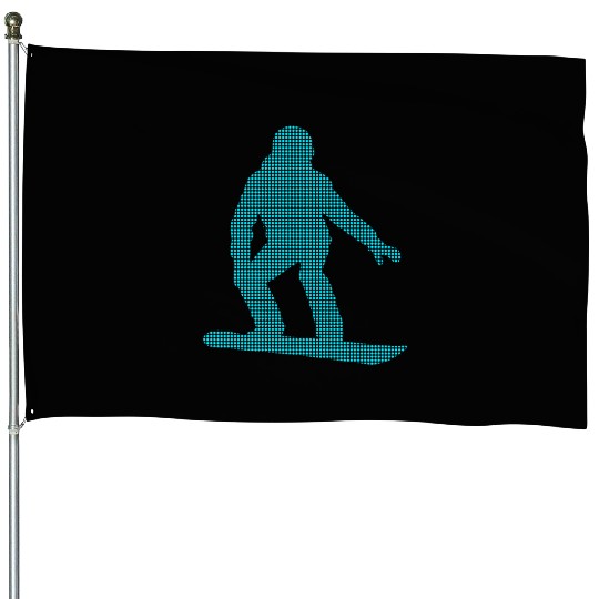 snowboarding House Flags