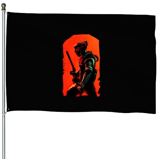 Steampunk Samurai House Flags
