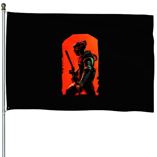 Steampunk Samurai House Flags