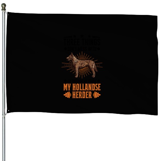 Hollandse Herder Freedom Family House Flags