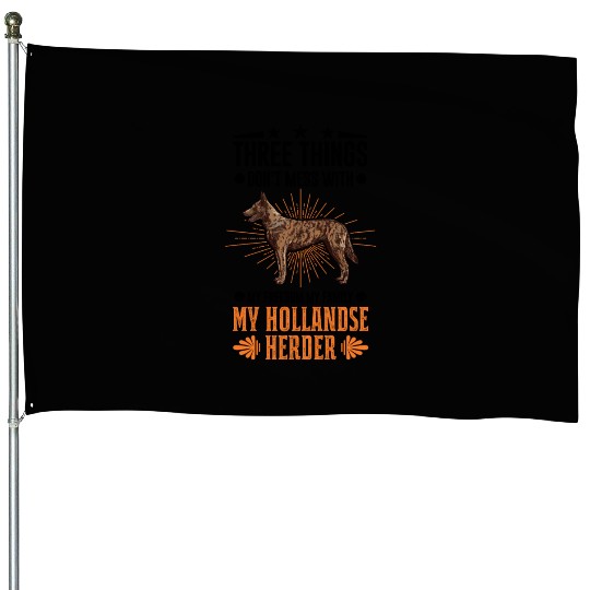 Hollandse Herder Freedom Family House Flags