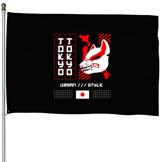 Tokyo Urban Style House Flags