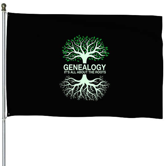Family Tree House Flags Genealogy