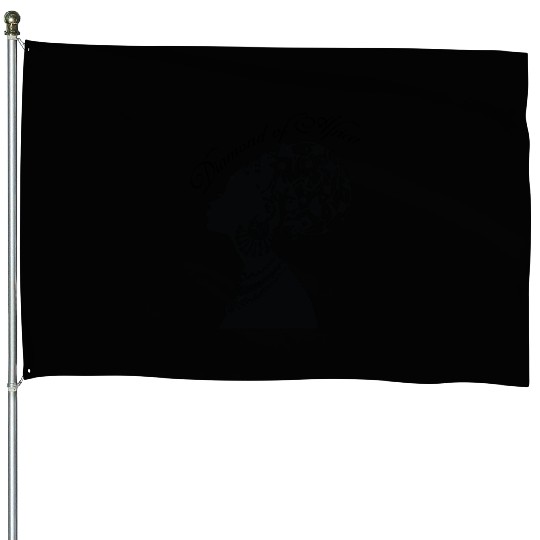Diamond of Africa black power House Flags