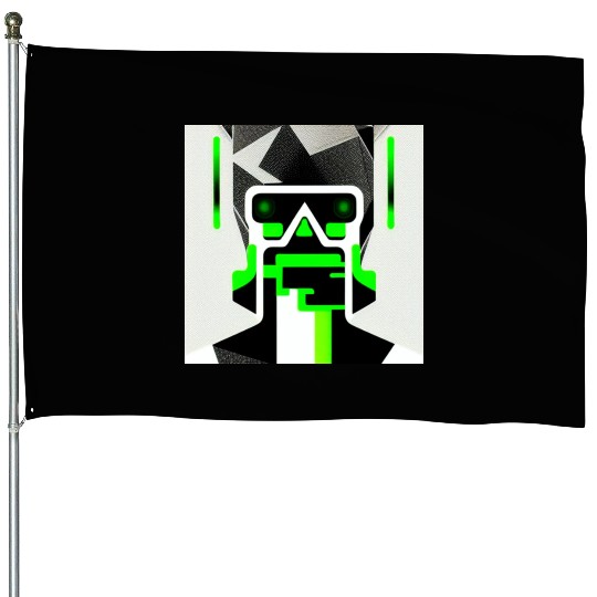 Cyberpunk Inspired Green Theme KeyLead House Flags