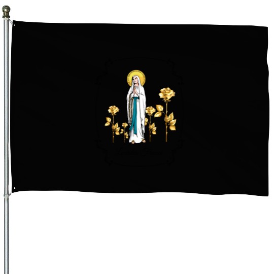 Our Lady of Lourdes House Flags