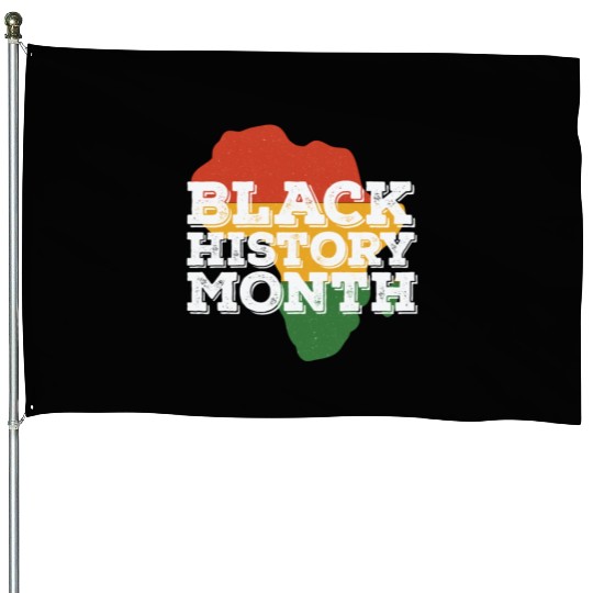 Black History Month House Flags