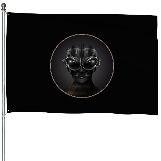 Fantasy portrait of an extraterrestrial being House Flags