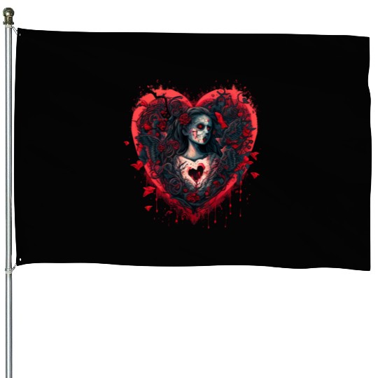 Bloody Valentine House Flags