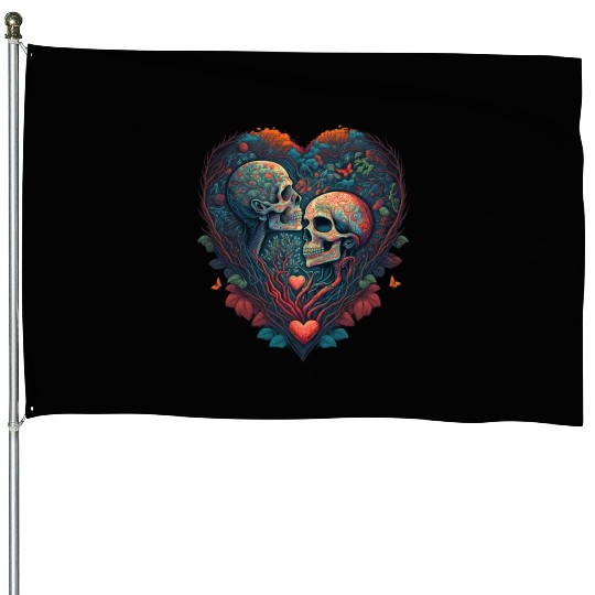 Till Death Do Us Part House Flags