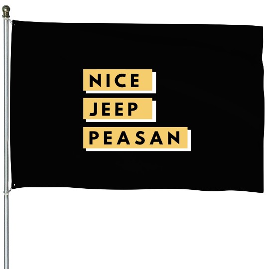 Nice Jeep Peasant House Flags