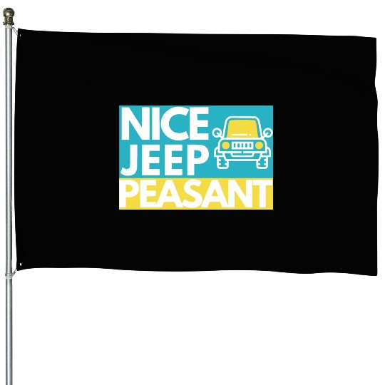 Nice Jeep Peasant House Flags