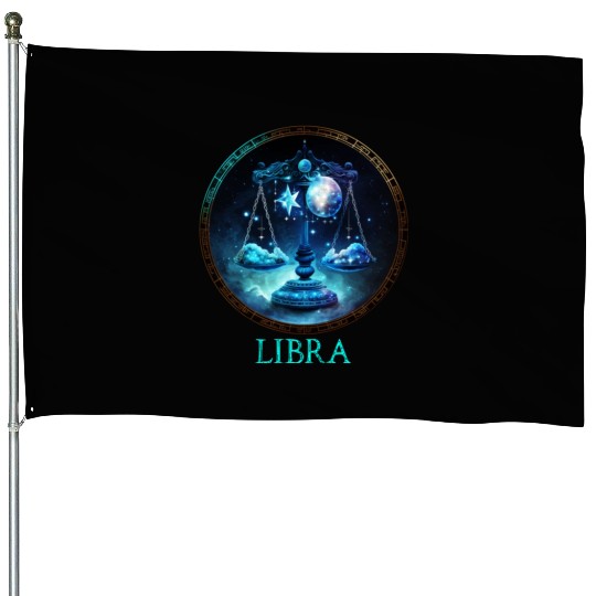 Embrace Your Libra Identity: Libra Pride Zodiac House Flags