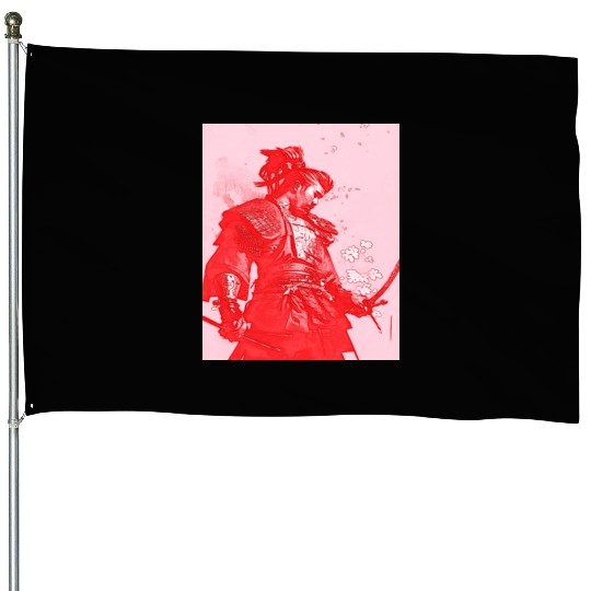 Samurai Japan Japanese Anime Katana Manga samurai House Flags