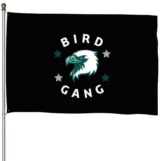Eagle Bird Gang Funny Philadelphia House Flags