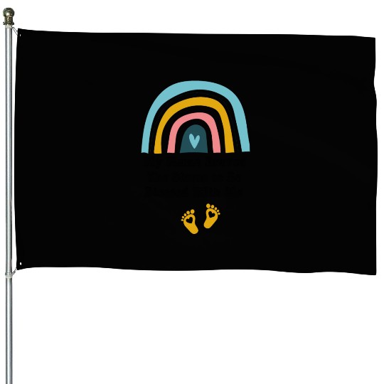 My Mama Braved The Storm to Be Blessed With Me House Flags