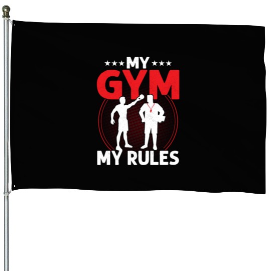 My Gym My Rules Physical Education School House Flags