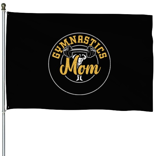 Gymnastics Mom - Gym House Flags
