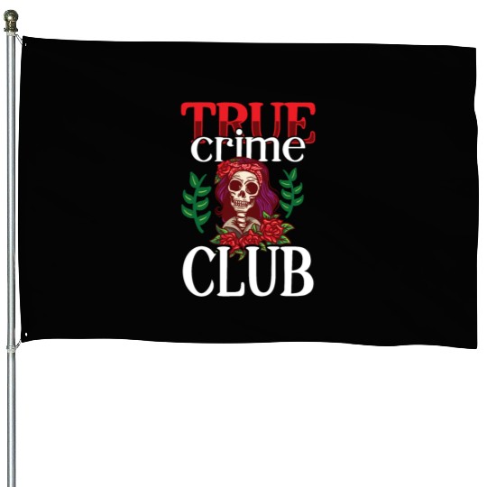 True Crime Murder Spy Crime Interest Gift Idea House Flags