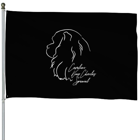 Cavalier King Charles Spaniel Profile dog mom House Flags