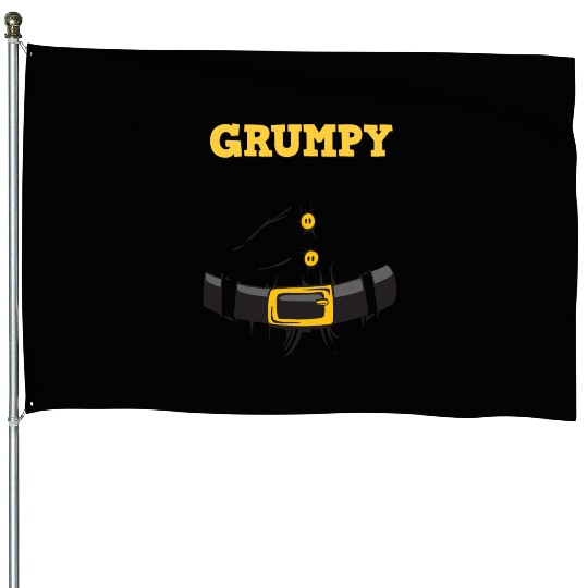 Grumpy Santa Claus - Ugly Christmas House Flags
