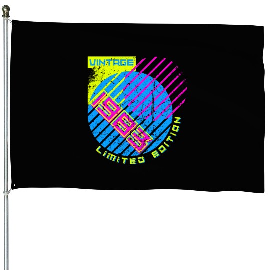 40th Birthday Vintage 1983 House Flags