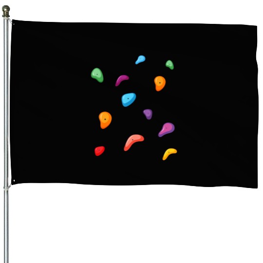 Bouldering Rock Climbing Lover Climber Outdoor Spo House Flags