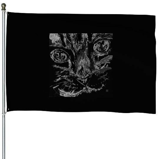 cat face House Flags