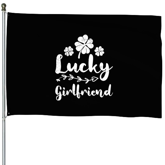 Lucky Girlfriend Ireland St Patrick's Day House Flags