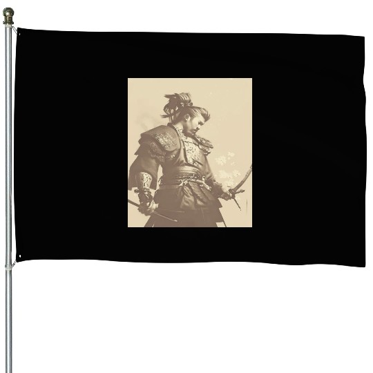 Samurai Japan Japanese Anime Katana Manga cyberpun House Flags